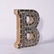 Vintage Eco-Friendly Handmade Alphabet Letter Blocks Antique Wall/Table Decor